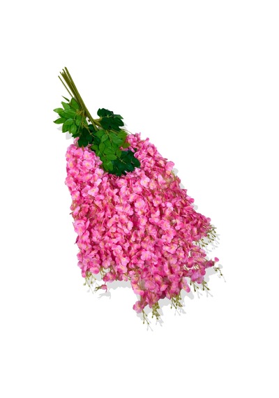 Cihan Çiçekçilik Yapay Sarkan Pembe Akasya Çiçeği 12 Li Demet 3 Dallı Pembe