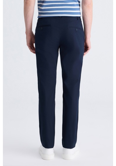 Twn Slim Fit Lacivert Düz Pamuklu Jogger Pantolon 4ec03s2263452 101