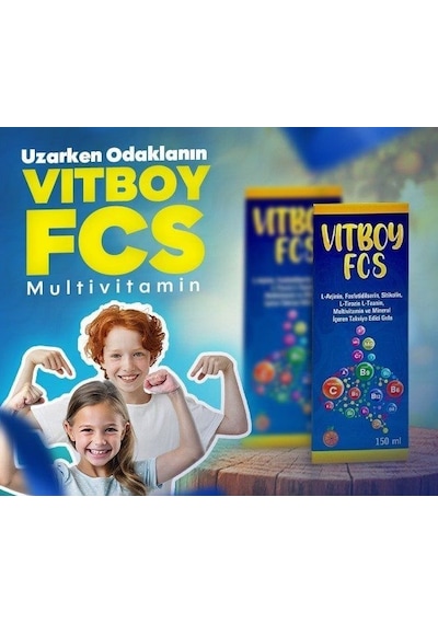 Vitboy FCS Multivitamin Mineral İçeren Takviye Edici Gıda 150 ML