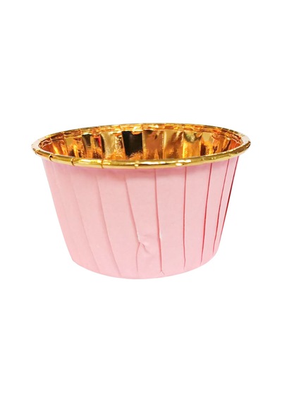 Muffin Kek Kapsülü Pembe Içi Gold 25 Li