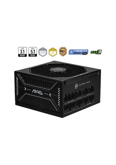 Msı Mag A1000gls Pcıe5 1000w 80+gold Full Modüler Power Supply Akak92msı0035