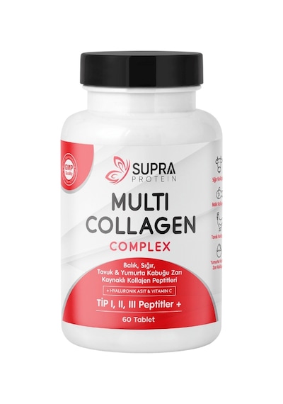 Supra Protein Multi Collagen Complex 60 Tablet- 5 Tip Kolajen