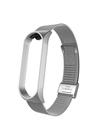 Xiaomi Mi Band 4 Mi Band 3 Kaliteli Metal Hasır Kordon Kayış