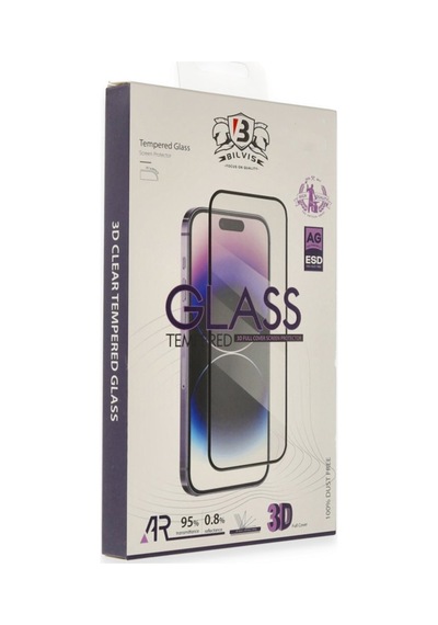 İphone 16 Bilvis 3d Mat Cam Ekran Koruyucu