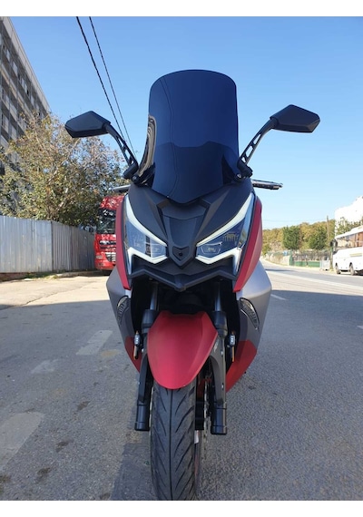 Motocam Ariic Chief 318 Ön Cam 2023-2026 Model 75cm Siyah Renkli 4mm Uzun