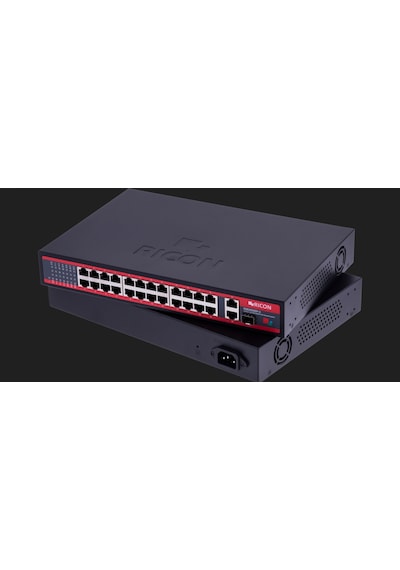 Ricon RSB243GEP-U 24 Port Gigabit Ethernet Power Over Ethernet Unmanaged Switch
