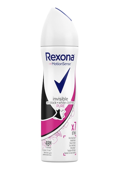 Rexona Invisible On Black+White Clothes Pure Kadın Sprey Deodorant 150 ML