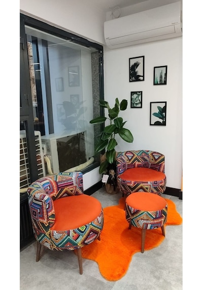 Azra Mobilya Sydney İkili Berjer Puf Set - Tekli Koltuk - Cafe, Ofis, Balkon, Kafe, Bahçe, Salon Mobilyası Turuncu Azra Mobilya Sydney İkili Berjer Puf Set - Tekli Koltuk - Cafe, Ofis, Balkon, Kafe, Bahçe, Salon Mobilyası Turuncu