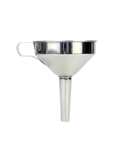 Paslanmaz Çelik Mazot Hunisi Metal Yağ Hunisi Metal Reçel Hunisi 25 Cm N11.7