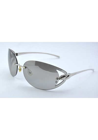 Cartier Panthère De Wıld Sılver Grey Gri Gümüş Güneş Gözlüğü