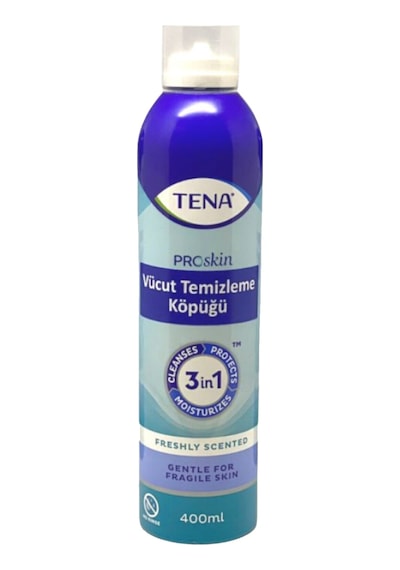 Tena 3in1 Susuz Vücut Temizleme Köpüğü 3 x 400 ML