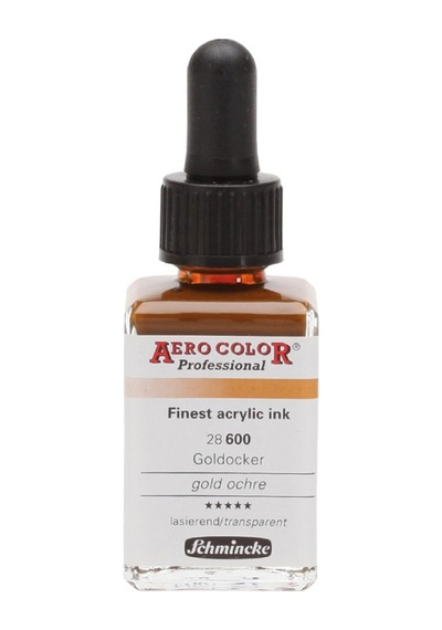 Schmincke Aero Color Airbrush Mürekkep 28 Ml. 600 Gold Ochre