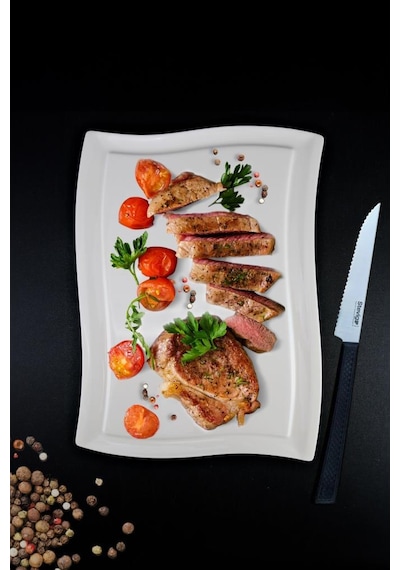 Digithome Bone Porselen Servis Sunum Steak Tabağı Es 40