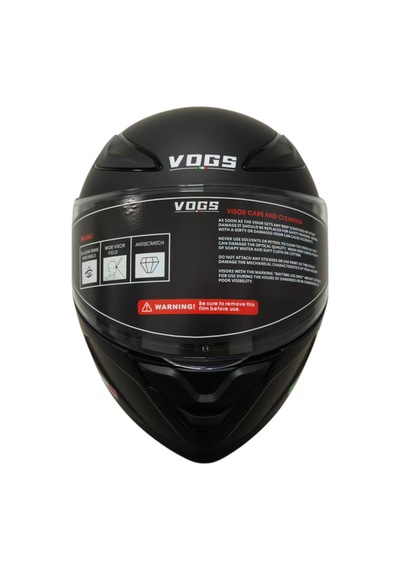 Ws-210 Güneş Vizörlü Çene Açılır Kask Matt Black Şeffaf Vizörlü İtaly Dizany Siyah