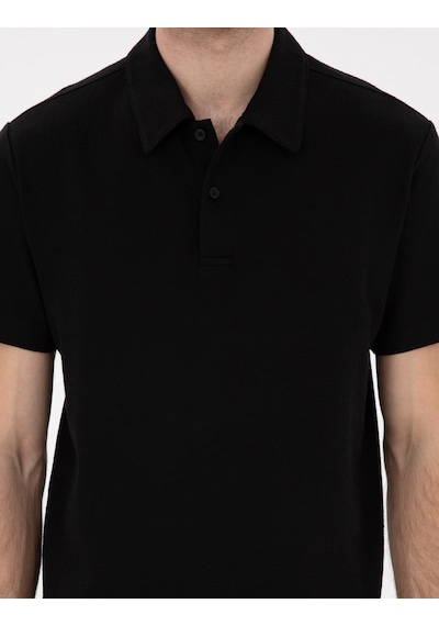 Pierre Cardin Erkek Siyah Tişört 50307581-vr046 Siyah