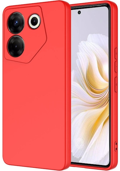 Kilifone - Tecno Uyumlu Camon 20 Pro 5g - Kılıf İçi Kadife Koruyucu Mara Lansman Kapak - Kırmızı