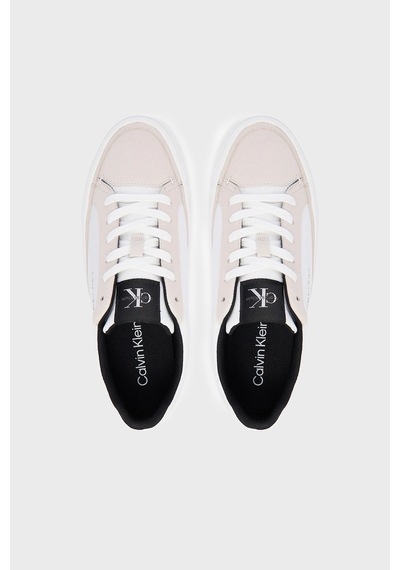 Calvin Klein Logolu Sneaker Ayakkabı Hw0hw0308601w Bayan Ayakkabı Hw0hw03086 01w Beyaz-siyah Calvin Klein Logolu Sneaker Ayakkabı Hw0hw0308601w Bayan Ayakkabı Hw0hw03086 01w Beyaz-siyah