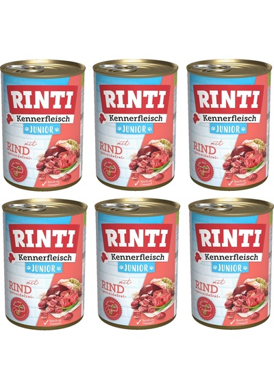 Rinti Dana Etli Gurme Yavru Köpek Konservesi 400 G X 6 Adet