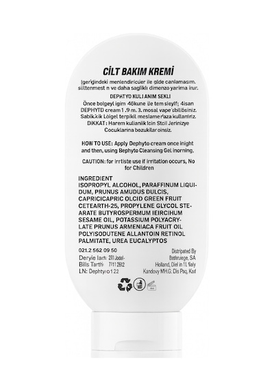 Dephyto Batık ve Cilt Bakım Kremi 100 ML
