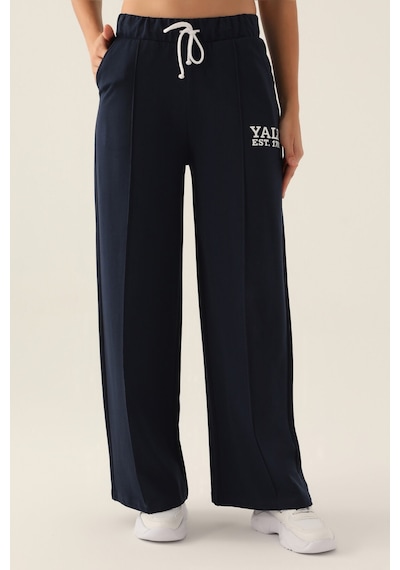 Yale Striped Lacivert Kadın Eşofman Altı 5274-42908 Lacivert