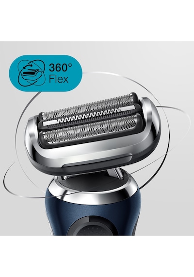 Braun 7 Serisi B1000SX EasyClick 360° Flex Islak - Kuru Kablosuz Tıraş Makinesi