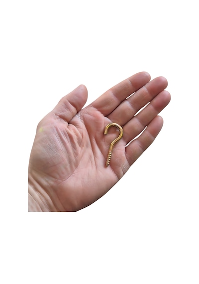 Piton 20 80 Çengel 5cm Vidalı Kanca -20 Adet 20 80