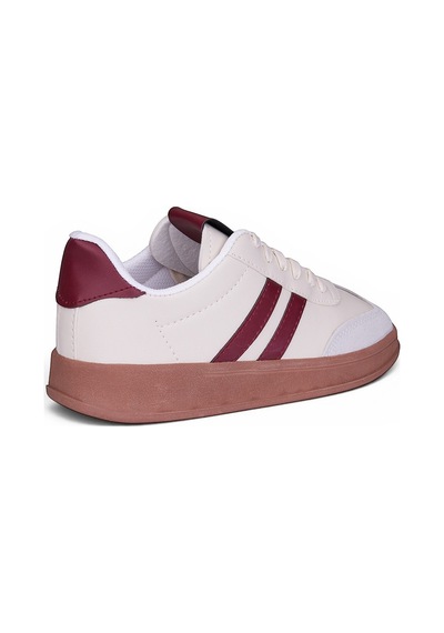 Matzeliger Mzg1263 Sneaker Spor Ayakkabı Krem-bordo