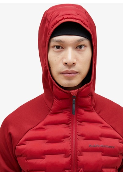 Peak Performance M Argon Hybrid Hood Erkek Kırmızı Mont G78858110-30174 Kırmızı