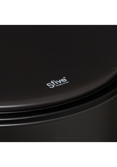 5five Çöp Kovaları Simply Smart Delta 30 Lt Metal Siyah