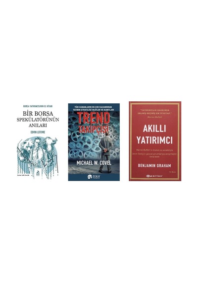 Bır Borsa Spekulatorunun Anıları+trend Takıpcısı+akıllı Yatırımcısı 3 Set