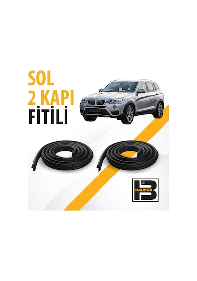 Bmw X3 F25 2010-2017 Kadifeli Sol Ön Ve Arka Kapı Fitili Bm02045