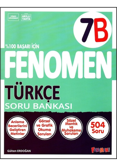 Fenomen 7. Sınıf Türkçe Soru Bankası B