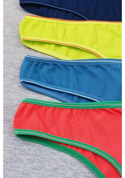Sensu Kadın Tanga Külot 7'li Paket Set Kts3078 Karışık