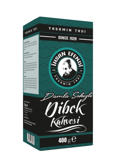 İhsan Efendi Damla Sakızlı Dibek Kahvesi Kutu 400 G
