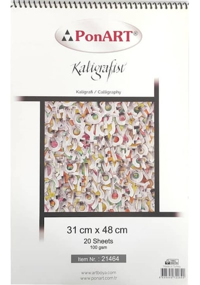 Ponart Kaligrafist Blok 31x48 Cm 100 Gr 20 Yaprak