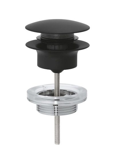 Grohe Lavabo Sifon Bas Aç Tapa Takımı Phantom Black - 29510kf0