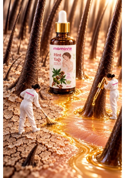 %100 Hint Yağı 50 Ml Doğal Soğuk Pres, Saç, Kaş, Kirpik, Cilt Ve Tırnak Bakım Yağı - 937409020