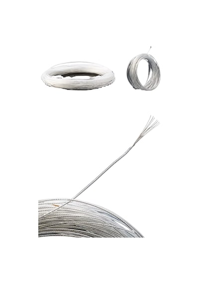 Kalaylı Bakır Kordon Kablo 0.22mm Şeffaf Montaj Kablosu Çok Damarlı 100 Metre