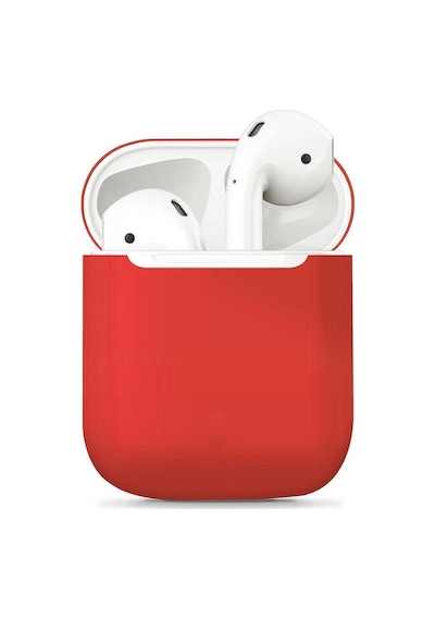 Airpods 1. Nesil 2016 A1523-a1722-a1602 Uyumlu Silikon Kılıf Airbag 13 - Kırmızı - T13648
