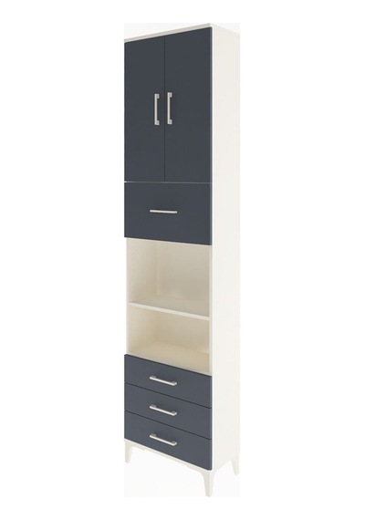 Arges Dolap 4 Raflı 4 Çekmeceli 2 Kapaklı 60x30x243 Aytaşı-antrasit Aytası Arges Dolap 4 Raflı 4 Çekmeceli 2 Kapaklı 60x30x243 Aytaşı-antrasit Aytası