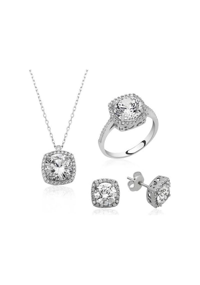 Gümüş Kare Montür Kadın Set (510775635)