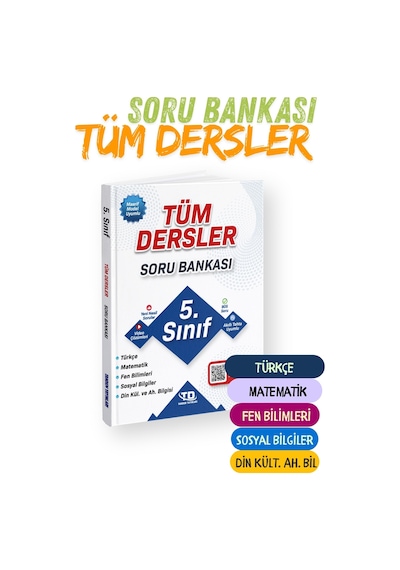 5. Sınıf Tüm Dersler Soru Bankası Tek Kitap - Meb Maarif Modele Uygun
