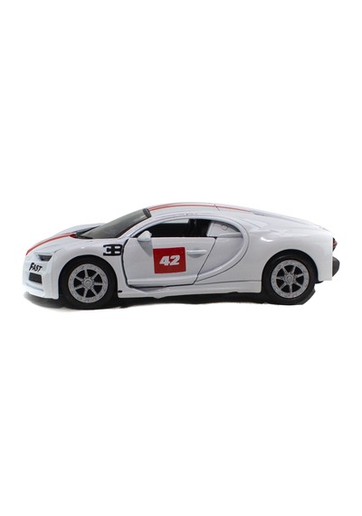 Oyuncak Araba Metal Bugatti Çek Bırak 12 Cm Beyaz