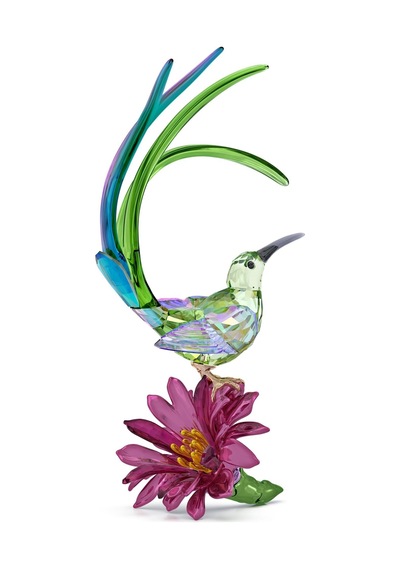 5675166 Swarovski Biblo Idyllıa:sugarbırd And Cactus Flower