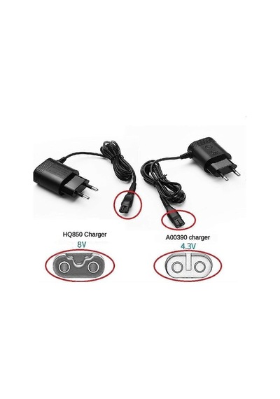 Fortunelane 2 Uçlu Şarj Adaptörü 8v 4,3w Philips Tıraş Mak. Hq8505