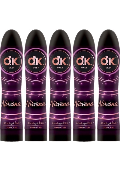Okey Kayganlaştırıcı Jel 100ml Nirvana 5 Li Set