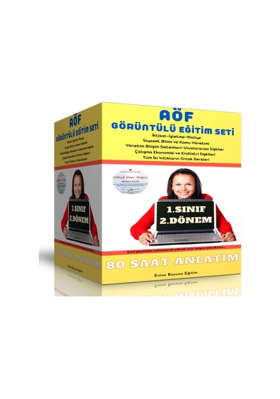 AÖF Görüntülü Eğitim Seti (Tüm Bölümler 2.Dönem)