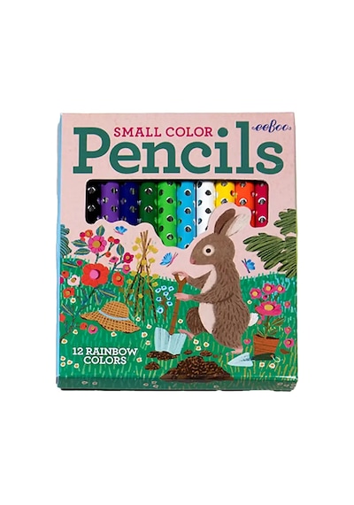 Eeboo Victorias Garden 12li Kuru Boya Kalemi - Gardening Bunni Çok Renkli