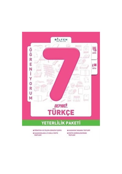 Bilfen Yayınları 7. Sınıf Türkçe Depar Yeterlilik Paketi