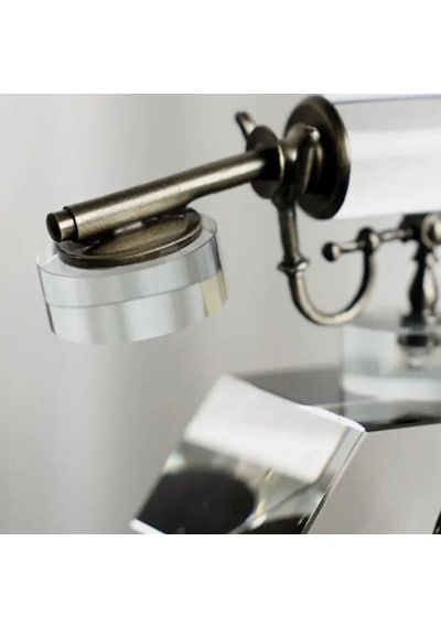 Antika Telefon Tasarım Cam Masaüstü Aksesuarı,eskitme Gold Lüks Ofis Masası Aksesuarı